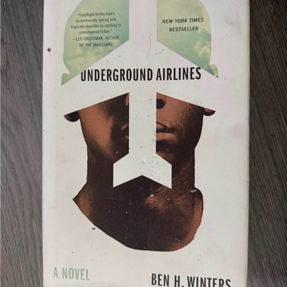 Underground Airlines by Ben H. Winters - White Cover with Brown Artwork